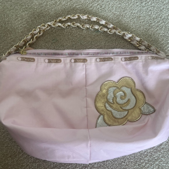le sportsac rose shoulder bag baby pink - Picture 1 of 3